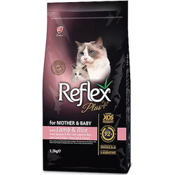 Reflex - Reflex Plus Mother Baby Kuzu Etli Yavru ve Anne Kedi Maması 1,5 Kg