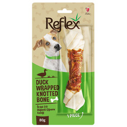 Reflex - Reflex Ördek Etli Düğümlü Çiğneme Burgu Kemiği 80 Gr