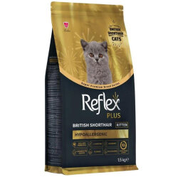 Reflex Plus Hypoallergenic Kitten British Shorthair Özel Irk Yavru Kedi Maması 1,5 Kg - Reflex