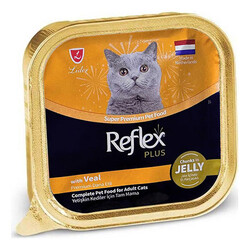 Reflex - Reflex Plus Jöleli Dana Etli Kedi Yaş Maması 85 Gr
