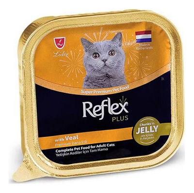 Reflex Plus Jöleli Dana Etli Kedi Yaş Maması 85 Gr