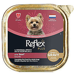 Reflex Plus Gravy Dana Etli Küçük Irk Köpek Yaş Maması 85 Gr - Reflex