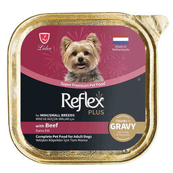 Reflex - Reflex Plus Dana Etli Küçük Irk Köpek Yaş Maması 85 Gr