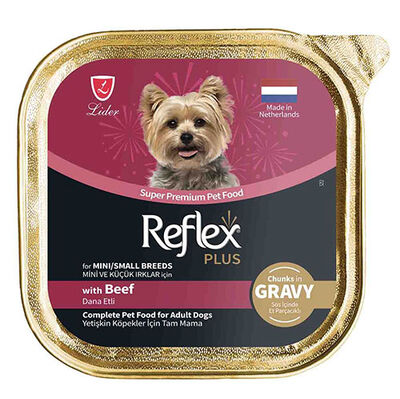 Reflex Plus Dana Etli Küçük Irk Köpek Yaş Maması 85 Gr