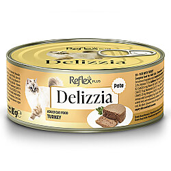 Reflex Plus Delizzia Pate Hindi Etli Kedi Konservesi 85 Gr - Reflex