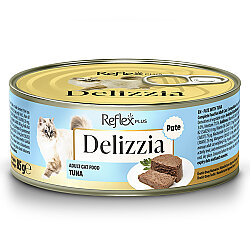 Reflex Plus Delizzia Pate Ton Balıklı Kedi Konservesi 85 Gr - Reflex