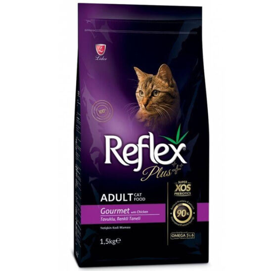 Reflex Plus Gourmet Tavuk Etli Renkli Kedi Maması 1.5 Kg - 1