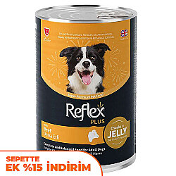 Reflex Plus Jelly Biftekli Jöle İçinde Et Parçacıklı Köpek Konservesi 400 Gr - Reflex