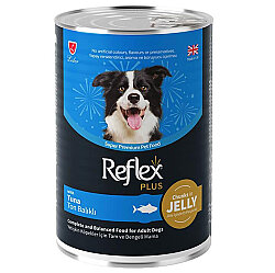 Reflex Plus Jelly Ton Balıklı Et Parçacıklı Köpek Konservesi 400 Gr - Reflex