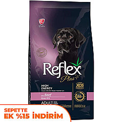 Reflex Plus High Energy Biftekli Köpek Maması 3 Kg - Reflex