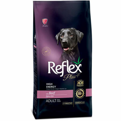 Reflex Plus High Energy Biftekli Köpek Maması 3 Kg 