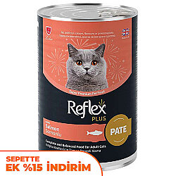 Reflex Plus Pate Somonlu Kedi Konservesi 400 Gr - Reflex