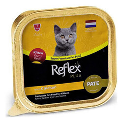 Reflex - Reflex Plus Kitten Pate Tavuklu Yavru Kedi Yaş Maması 85 Gr