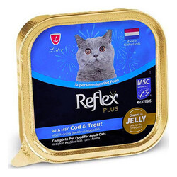Reflex - Reflex Plus Jöleli Morina ve Alabalıklı Kedi Yaş Maması 85 Gr