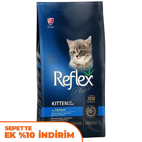 Reflex Plus Kitten Somonlu Yavru Kedi Maması 15 Kg - 1