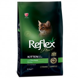 Reflex - Reflex Plus Kitten Tavuk Etli Yavru Kedi Maması 15 Kg 