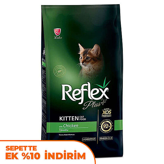 Reflex Plus Kitten Tavuk Etli Yavru Kedi Maması 15 Kg - 1