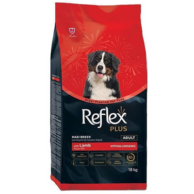 Reflex Plus Kuzu Etli Maxi Büyük Irk Köpek Maması 18 Kg 