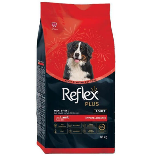 Reflex Plus Kuzu Etli Maxi Büyük Irk Köpek Maması 18 Kg - 1