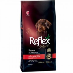 Reflex - Reflex Plus Kuzu Orta / Büyük Irk Yavru Köpek Maması 15 Kg