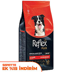 Reflex Plus Kuzu Orta ve Büyük Irk Köpek Maması 12 Kg - Reflex