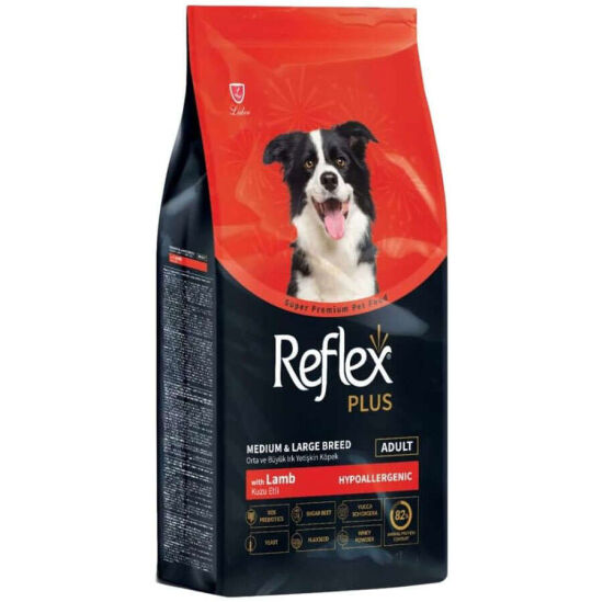 Reflex Plus Kuzu Orta ve Büyük Irk Köpek Maması 12 Kg - 1