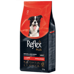 Reflex - Reflex Plus Kuzu Orta ve Büyük Irk Köpek Maması 12 Kg 