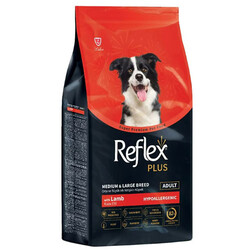 Reflex - Reflex Plus Kuzulu Orta ve Büyük Irk Köpek Maması 3 Kg
