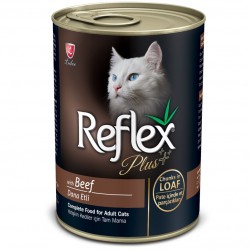 Reflex - Reflex Plus Loaf Biftekli Yetişkin Kedi Konservesi 400 Gr