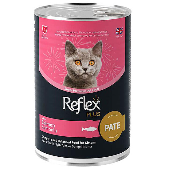 Reflex Plus Pate Kitten Somonlu Yavru Kedi Konservesi 395 Gr - 1