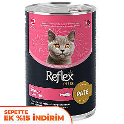 Reflex Plus Pate Kitten Somonlu Yavru Kedi Konservesi 400 Gr - Reflex