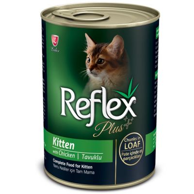 Reflex Plus Loaf Kitten Tavuklu Yavru Kedi Konservesi 400 Gr