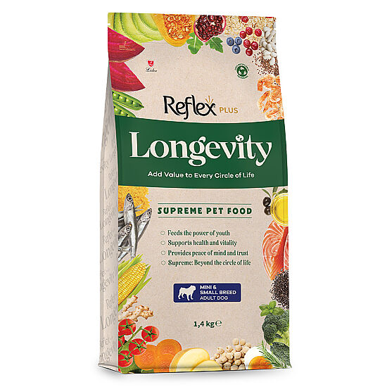 Reflex Plus Longevity Küçük Irk Yetişkin Köpek Maması 1,4 Kg - 1