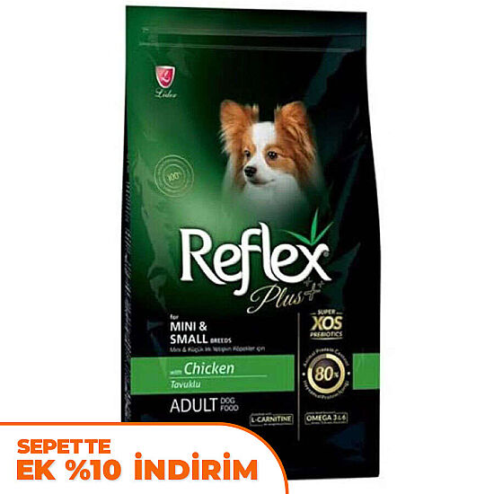 Reflex Plus Mini Small Tavuklu Küçük Irk Köpek Maması 3 Kg - 1