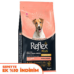 Reflex Plus Mini Small Kuzu Etli Kısırlaştırılmış Küçük Irk Köpek Maması 3 Kg - Reflex
