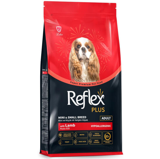 Reflex Plus Mini Small Kuzu Etli Küçük Irk Köpek Maması 8 Kg