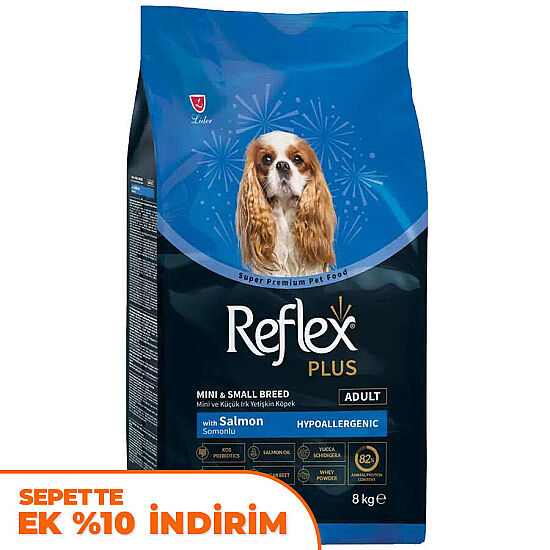 Reflex Plus Mini Small Somonlu Küçük Irk Köpek Maması 8 Kg - 1