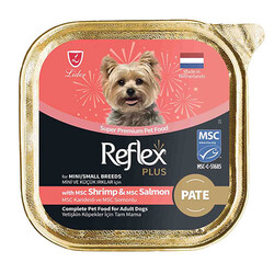 Reflex - Reflex Plus Pate Karidesli ve Somonlu Küçük Irk Köpek Yaş Maması 85 Gr