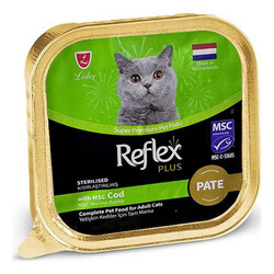Reflex - Reflex Plus Pate Morina Balıklı Kısırlaştırılmış Kedi Yaş Maması 85 Gr