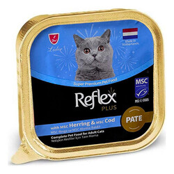 Reflex - Reflex Plus Pate Ringa Ve Morina Balıklı Kedi Yaş Maması 85 Gr