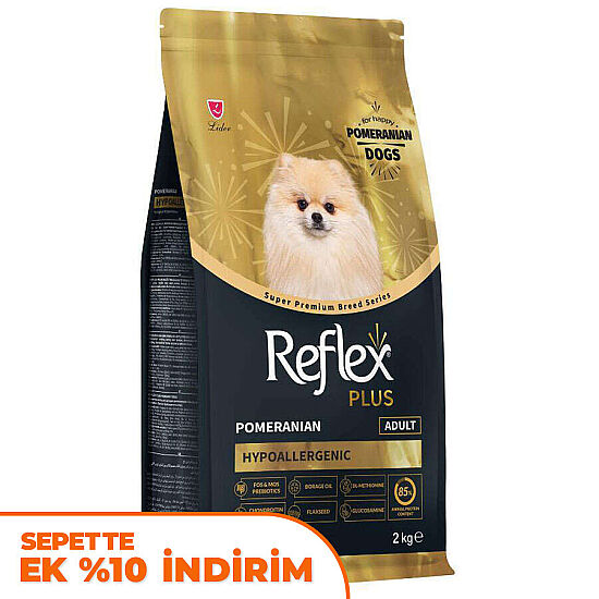 Reflex Plus Hypoallergenic Pomeranian Özel Irk Köpek Maması 2 Kg - 1