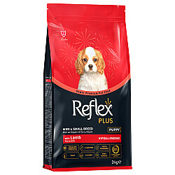 Reflex Plus Puppy Mini Small Kuzu Etli Küçük Irk Yavru Köpek Maması 3 Kg - 2