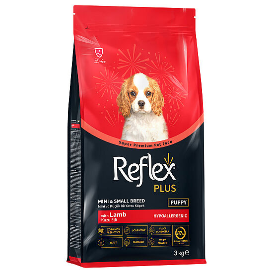 Reflex Plus Puppy Mini Small Kuzu Etli Küçük Irk Yavru Köpek Maması 3 Kg - 2
