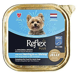 Reflex Plus Jelly Ringa Balığı ve Karides Küçük Irk Köpek Yaş Maması 85 Gr - Reflex