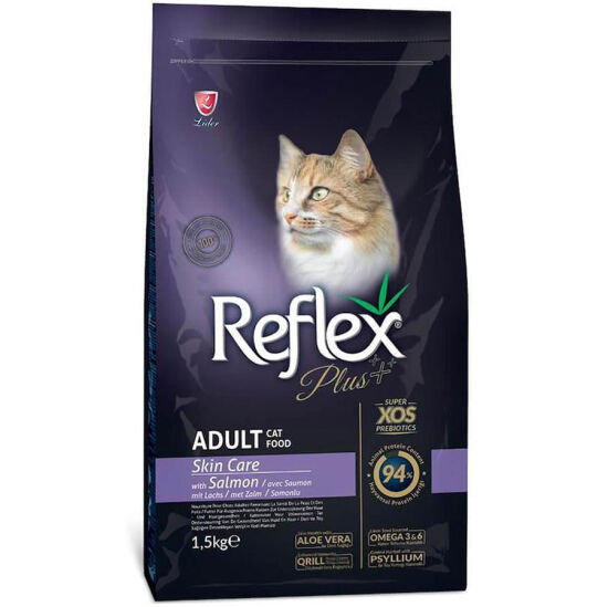 Reflex Plus Skin Care Somonlu Deri ve Tüy Sağlığı Kedi Maması 1,5 Kg - 1