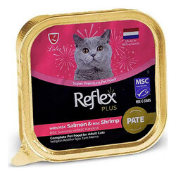 Reflex - Reflex Plus Pate Somonlu Karidesli Kedi Yaş Maması 85 Gr