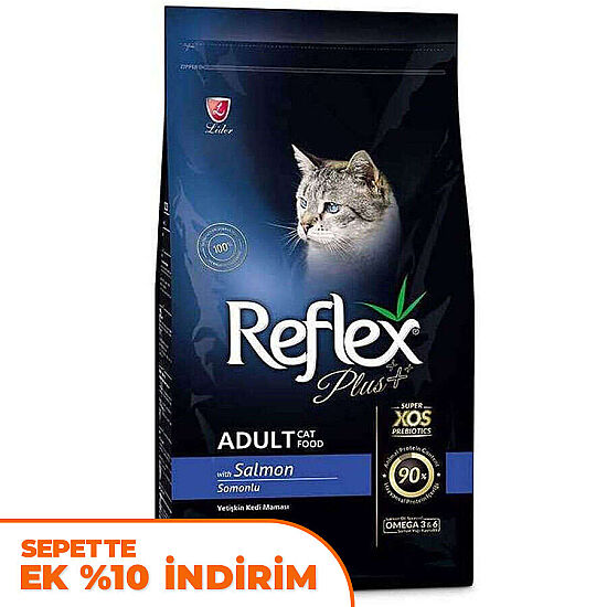 Reflex Plus Somonlu Kedi Maması 15 Kg - 1