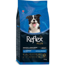 Reflex Plus Somonlu Orta ve Büyük Irk Köpek Maması 12 Kg - Reflex