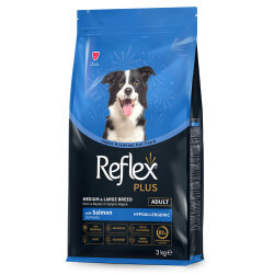 Reflex Plus Somonlu Orta ve Büyük Irk Köpek Maması 3 Kg - Reflex