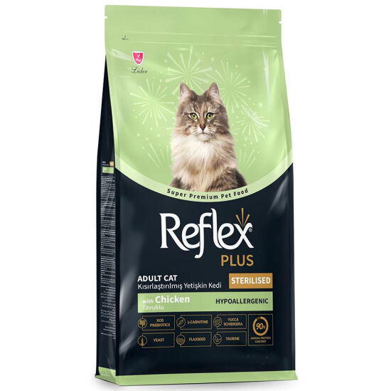 Reflex Plus Sterilised Tavuk Kısırlaştırılmış Kedi Maması 15 Kg - 1